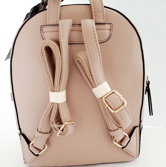 American Bee Leather Taupe Women\'s Backpack with Wallet main image 11